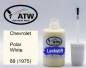 Preview: Chevrolet, Polar White, 89 (1975): 20ml Lackstift, von ATW Autoteile West.